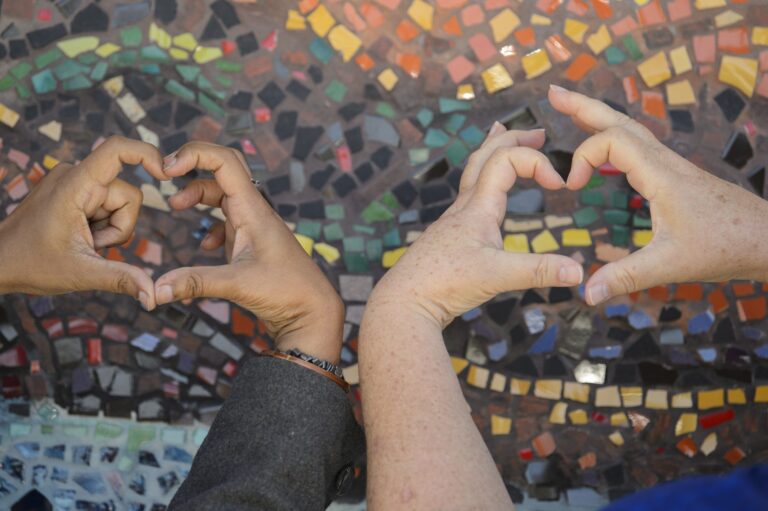 hands making a heart with their fingers