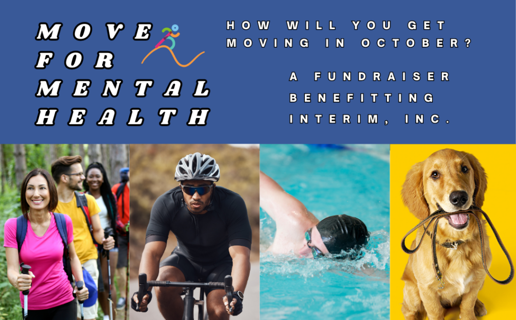 Move for Mental Health, A Fundraiser for Interim - Sponsors Needed! 6 Website Post Top